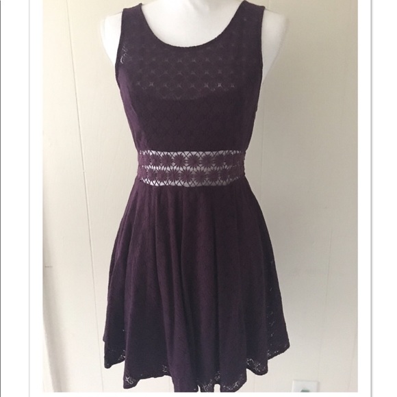 Free People Dresses & Skirts - Free People Lace Fitted with Daisies Mini Dress 6